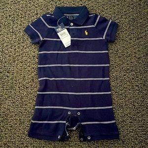 Baby boy one piece Polo romper